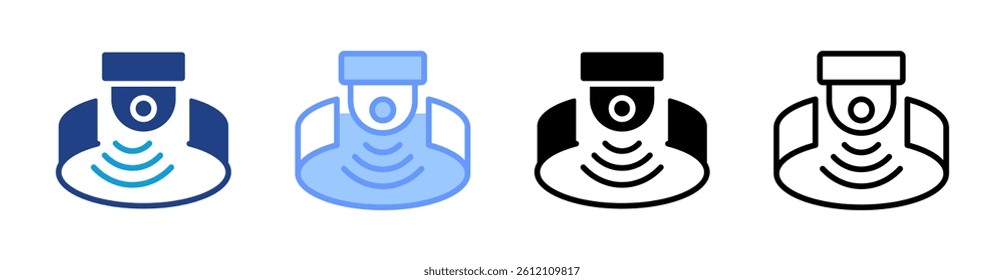 Sensory Immersion icon set multiple style collection