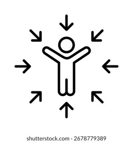 Sensory System line icon vector collection