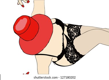 The sensual forms of women