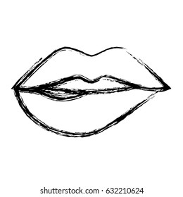 sensual lips icon