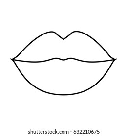 sensual lips icon
