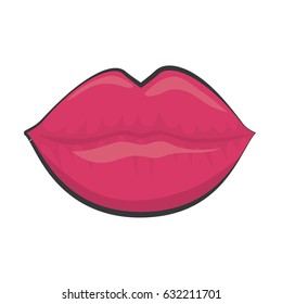 sensual lips icon