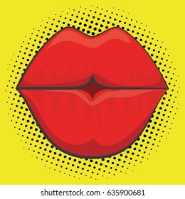 sensual lips icon