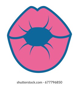 sensual lips icon