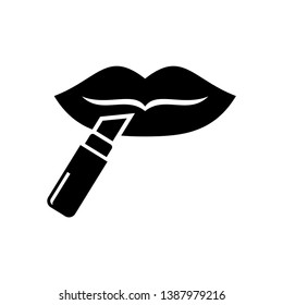 Sensual Lips Icon Vector Illustration