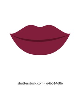 sensual mouth icon 