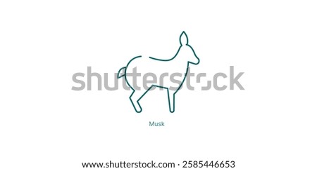 Sensual Musk Warm Perfume Notes Vector Icon