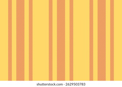Sinnliche Streifen Textur Stoff, Frontlinien Muster Hintergrund. Idee Textil vertikal nahtlose Vektor in Bernstein und Rot Farben Palette.