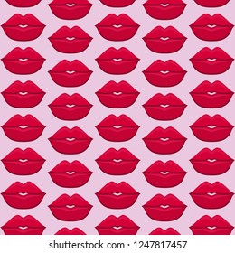 sensuality female lips pattern