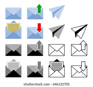 Sent And Get Mail Icon