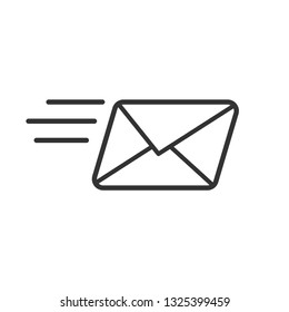 Sent Icon. Delivered 
Illustration As A Simple Vector Sign & Trendy Symbol for Design and Websites, Presentation or Mobile Application.