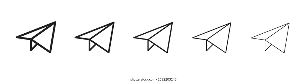 Gesendete Symbol, Vektorgrafik einzeln