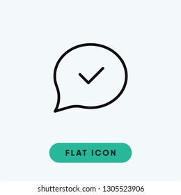 Sent vector icon