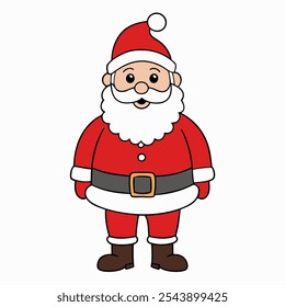 senta claus (1) christmas element of vector illustration