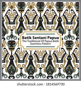 Sentani batik motif is a batik motif originating from Sentani, Jayapura district. Batik motifs generally feature circular grooves such as logs with one or two colors.