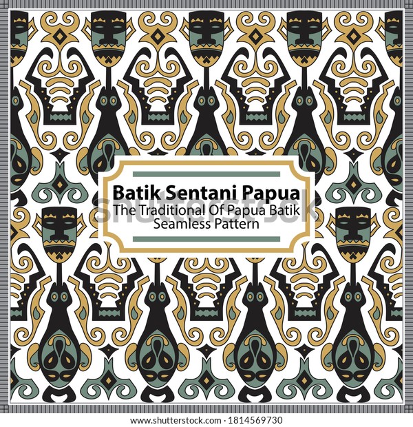  Sentani  Batik  Motif  Batik  Motif  Originating Stock Vector 
