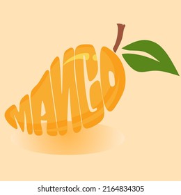 sentence in the form of a mango. to make it easier for children to learn