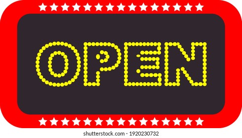 sentence marked "open" for shop printing purposes