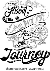 A sentence which shows a life experience or life journey of everyone, that life is not flat