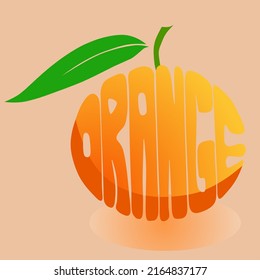 sentences in the form of oranges. to make it easier for children to learn