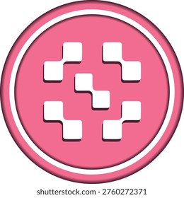 sentient-sent cryptocurrency images on abstract background. 3d illustrations.