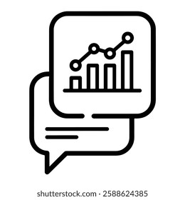 Sentiment Analysis Data outline icon