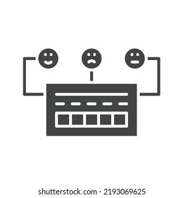 Sentiment Analysis icon vector image. Can also be used for Big Data. Suitable for mobile apps, web apps and print media.