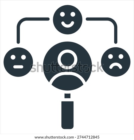 Sentiment Glyph Icon Style Collection