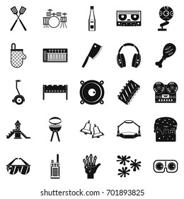 Sentiment icons set. Simple set of 25 sentiment vector icons for web isolated on white background