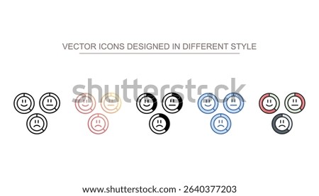 Sentimental icon design with white background stock illustration