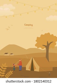 sentimental illustrations of autumn scenery
