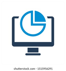 seo and analysis icon concept