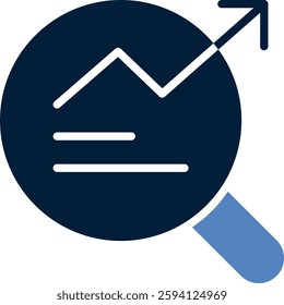 SEO Analysis Icon for Website Performance and Search Engine Optimization