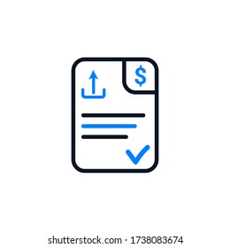 SEO, Article Submission Icon vector