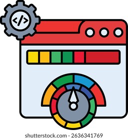   SEO Audit  illustration with isolated background