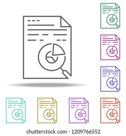 seo audit line icon. Elements of SEO & WEB OPTIMIZATION in multi color style icons. Simple icon for websites, web design, mobile app, info graphics