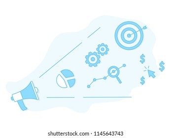 SEO banner illustration