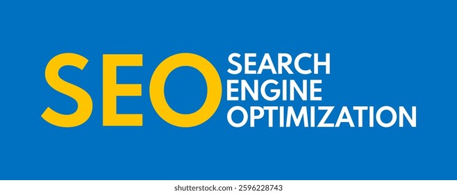 SEO banner or social media post template, search engine optimization vector header