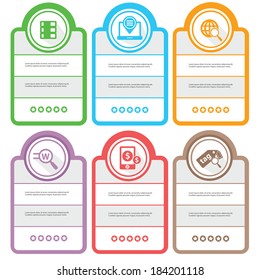 SEO Banners,Colorful version,vector