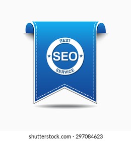 SEO Blue Vector Icon Design