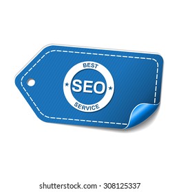 SEO Blue Vector Icon Design
