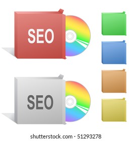 Seo. Caja con disco compacto.