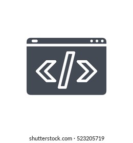 Seo Business Glyph Solid Icon Vector HTML Website Meta Tags silhouette