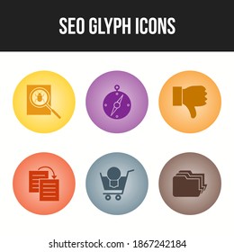 Seo and Business icons for commercial use