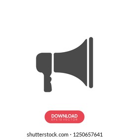 Seo Business Web Outlined Line Icon Vector Megaphone Seo Business Web Outlined Line Icon Vector Megaphone