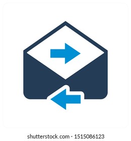 SEO and Communication Icon Concept