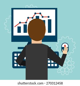 seo concept design, vector illustration eps10 graphic 
