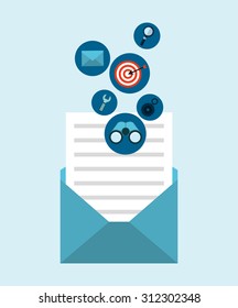 seo concept design, vector illustration eps10 graphic 