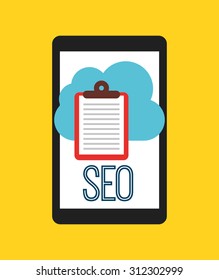 seo concept design, vector illustration eps10 graphic 