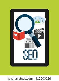 seo concept design, vector illustration eps10 graphic 